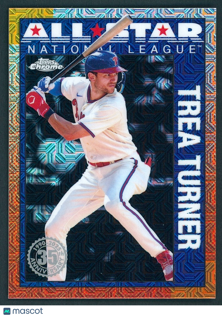 ⚾️ 2025 Topps Series 2 #90ASC-9 Silver Pack Mojo 1990 Topps All-Star Trea Turner
