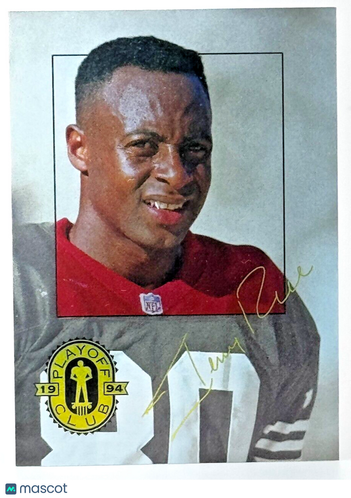 1994 Playoff #PC-8 Jerry Rice (HOF) Playoff Club San Francisco 49ers