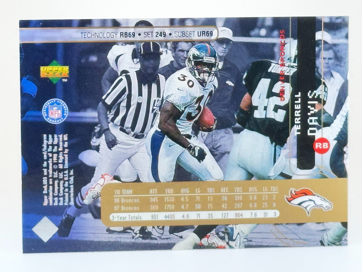 1998 Upper Deck UD3 - Upper Realm #249 Terrell Davis (HOF)