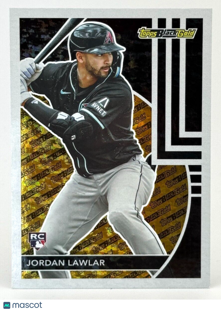 2024 Topps Update Series - Topps Black Gold #BG-16 Jordan Lawlar (RC)