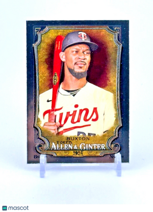 2024 Topps Allen & Ginter Silver Chrome Portrait #30 Byron Buxton - Twins