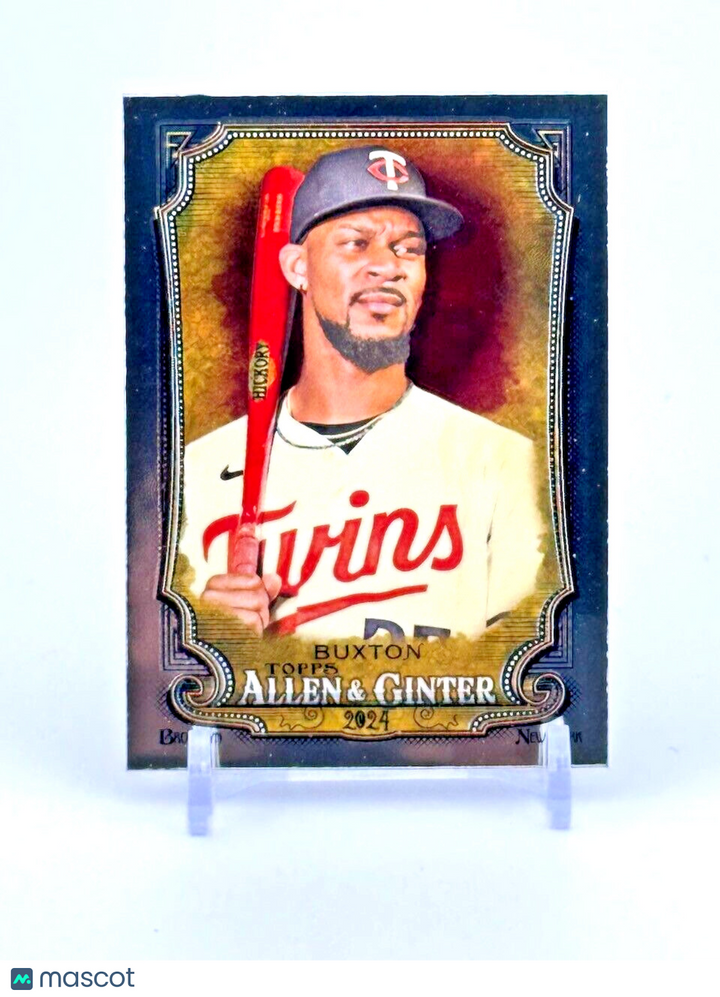 2024 Topps Allen & Ginter Silver Chrome Portrait #30 Byron Buxton - Twins