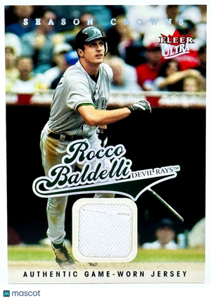 2004 Fleer Ultra - Season Crowns Rookie Relic (22/399) Rocco Baldelli (RC)