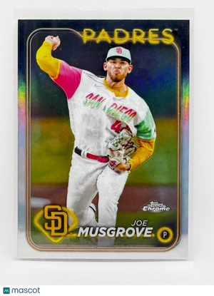 2024 Topps Chrome - #192 Joe Musgrove - Refractor - Padres