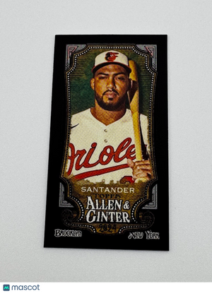 2024 Topps Allen & Ginter BLACK BORDER PARALLEL #110 Anthony Santander - Orioles