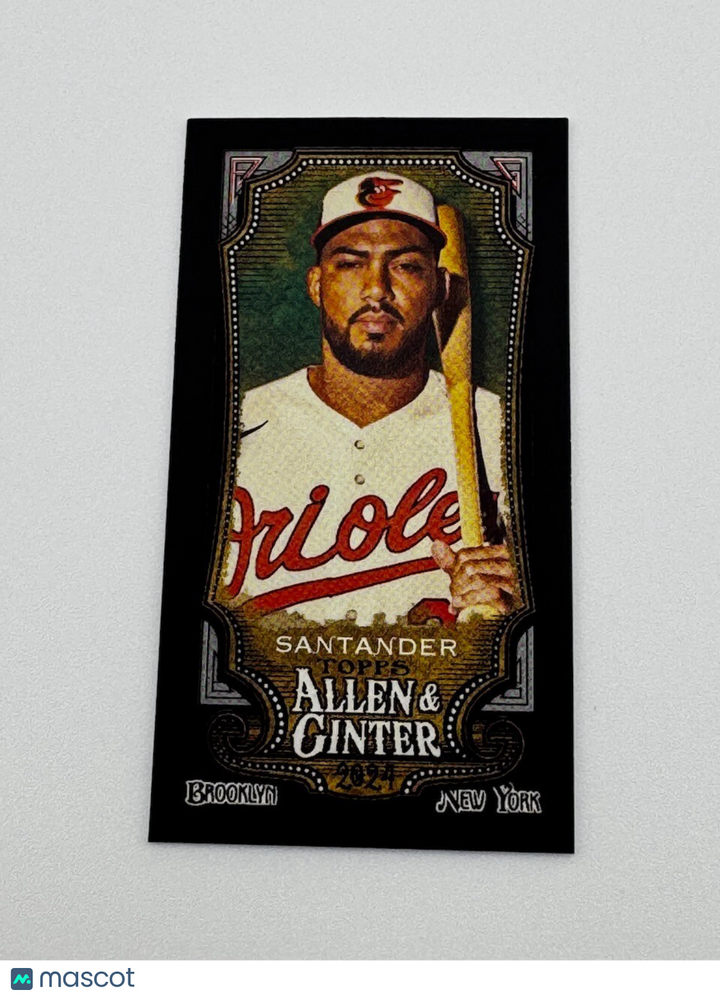 2024 Topps Allen & Ginter BLACK BORDER PARALLEL #110 Anthony Santander - Orioles