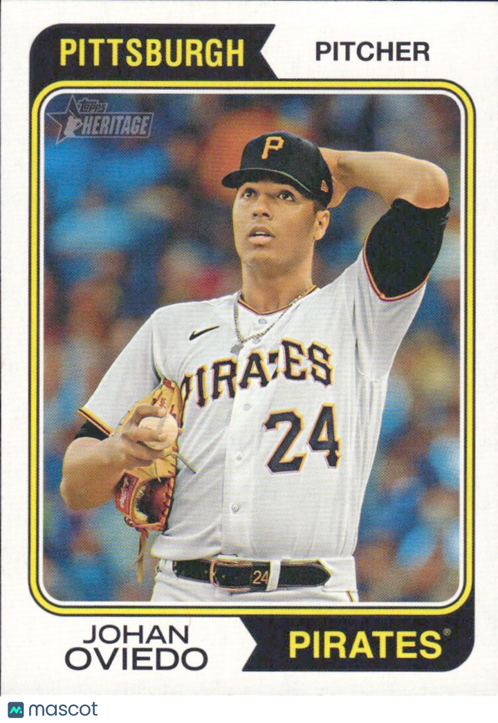 2023 Topps Heritage High Number - #674 Johan Oviedo