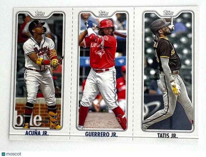 2022 Topps Ronald Acuña Jr. / Fernando Tatis / Vladimir Guerrero #TPC-10ABC