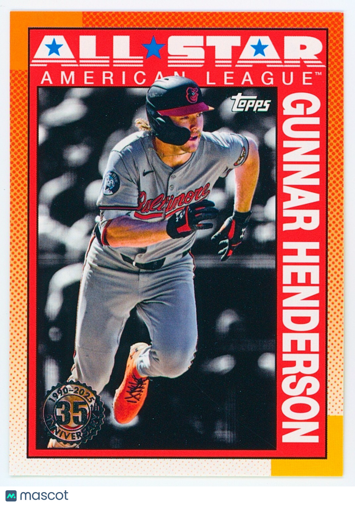 ⚾️ 2025 Topps Series 2 #90AS-40 1990 Topps 35th Anniv All-Star Gunnar Henderson