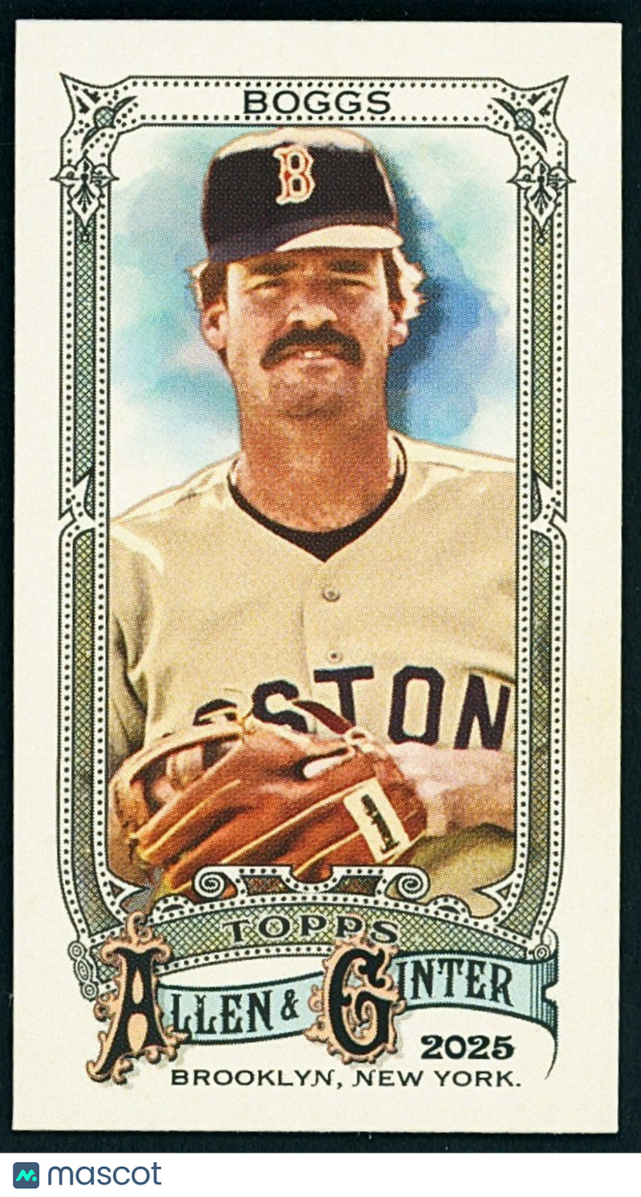 2025 Topps Allen & Ginter #67 Wade Boggs HOF - Mini Parallel