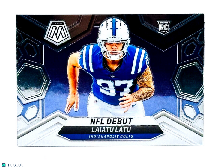 🏈 2024 Panini Mosaic #290 NFL DEBUT - Laiatu Latu - Colts 🏈