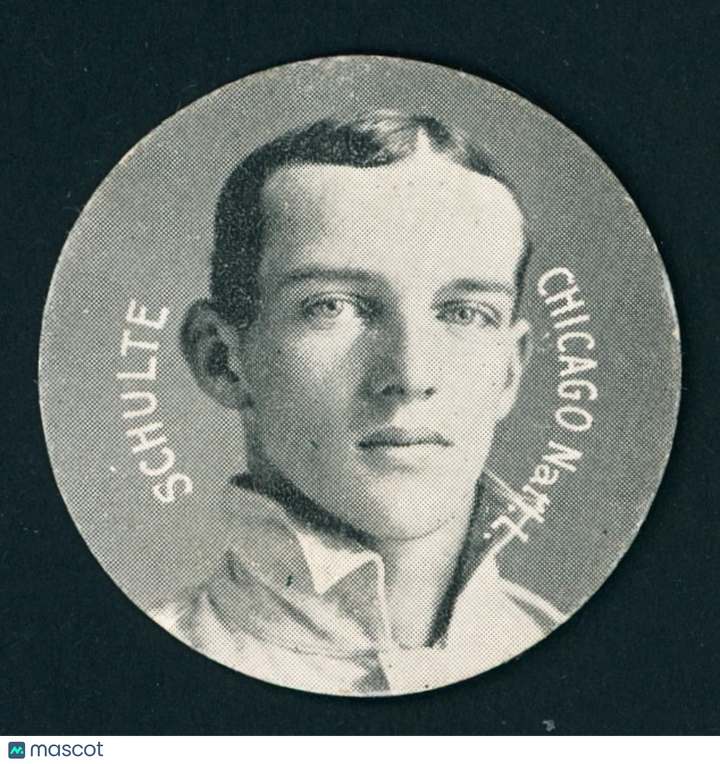 1909 E254 Colgan's Chips WILDFIRE SCHULTE Cubs HOF Stars Of The Diamond EX Rare