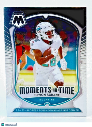 2024 Panini Mosaic #16 MOMENTS IN TIME De'Von Achane - Dolphins