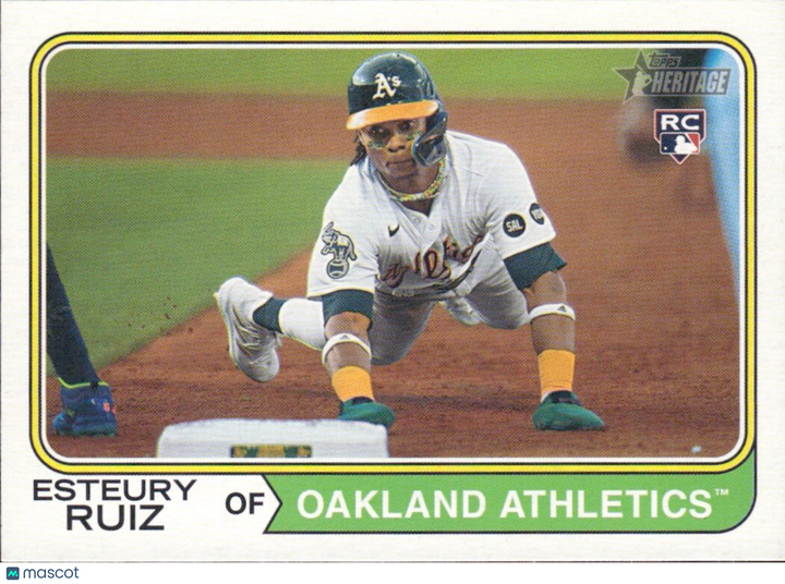 2023 Topps Heritage High Number - #569 Esteury Ruiz (RC) ROOKIE