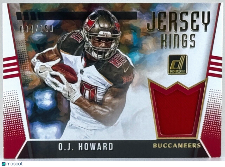 2018 Panini Donruss Jersey Kings Relic #35 O.J. Howard (4/150) Buccaneers