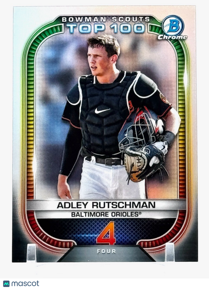 2021 Bowman - Bowman Scouts Top 100 #BTP-4 Adley Rutschman (RC) ROOKIE
