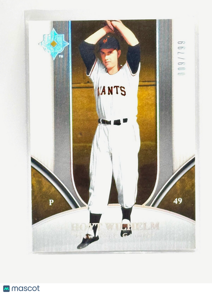 2006 UPPER DECK THE ULTIMATE COLLECTION #270 - HOYT WILHELM  /799 - HOF - GIANTS