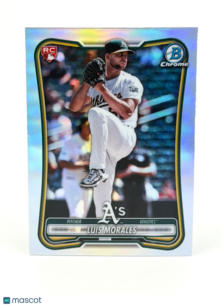 2026 Bowman Chrome RED Rookie Redemption - Luis Morales #49 Athletics RC