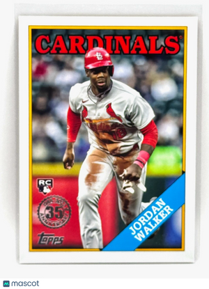 2023 TOPPS UPDATE SERIES - 35TH -1988 TOPPS BASEBALL #88US-49 JORDAN WALKER (RC)
