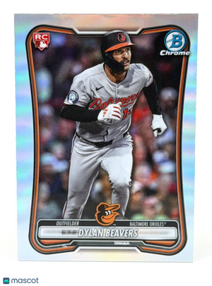 2026 Bowman Chrome Dylan Beavers #69 Red RC Rookie Redemption - Orioles