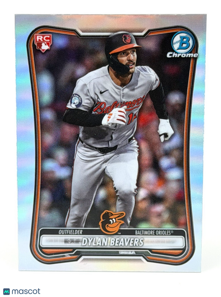 2026 Bowman Chrome Dylan Beavers #69 Red RC Rookie Redemption - Orioles