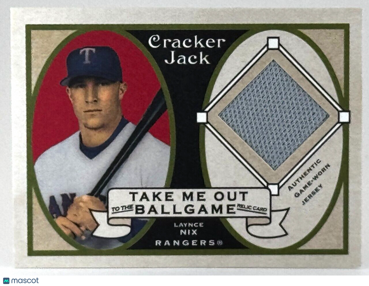 2005 Topps Cracker Jack  #TO-LN Take Me Out To The Ball Game Relic - Laynce Nix