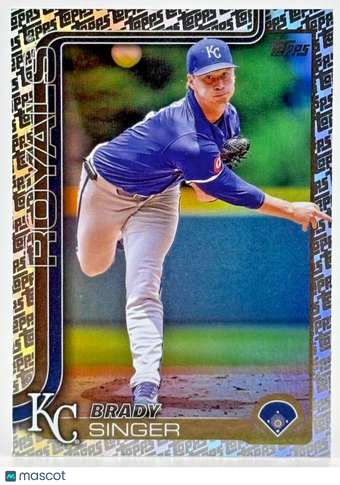 ⚾️ 2025 Topps Series 1 #43 - Topps Logo Foilboard - Brady Anderson - Royals