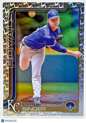 ⚾️ 2025 Topps Series 1 #43 - Topps Logo Foilboard - Brady Anderson - Royals