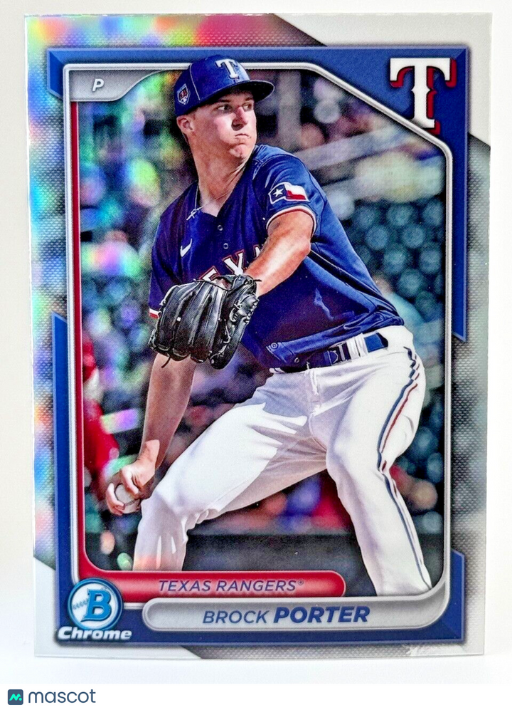 ⚾️ 2024 Bowman Draft Chrome REFRACTOR #BDC-172 - Brock Porter - Rangers  ⚾️