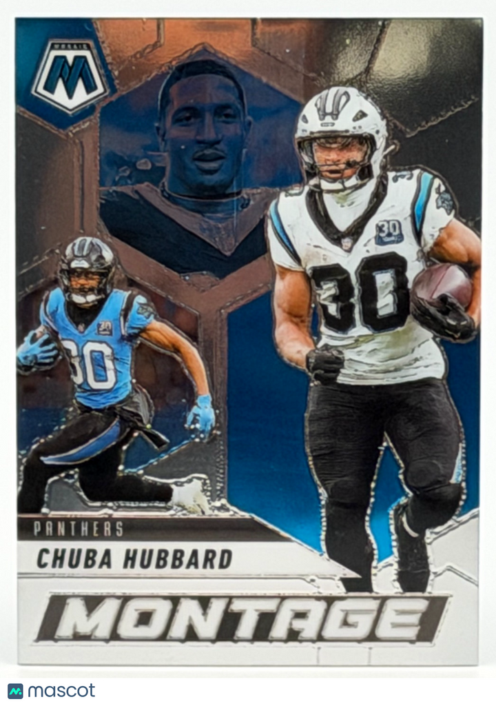 2025 Panini Mosaic - MONTAGE - Chuba Hubbard #16
