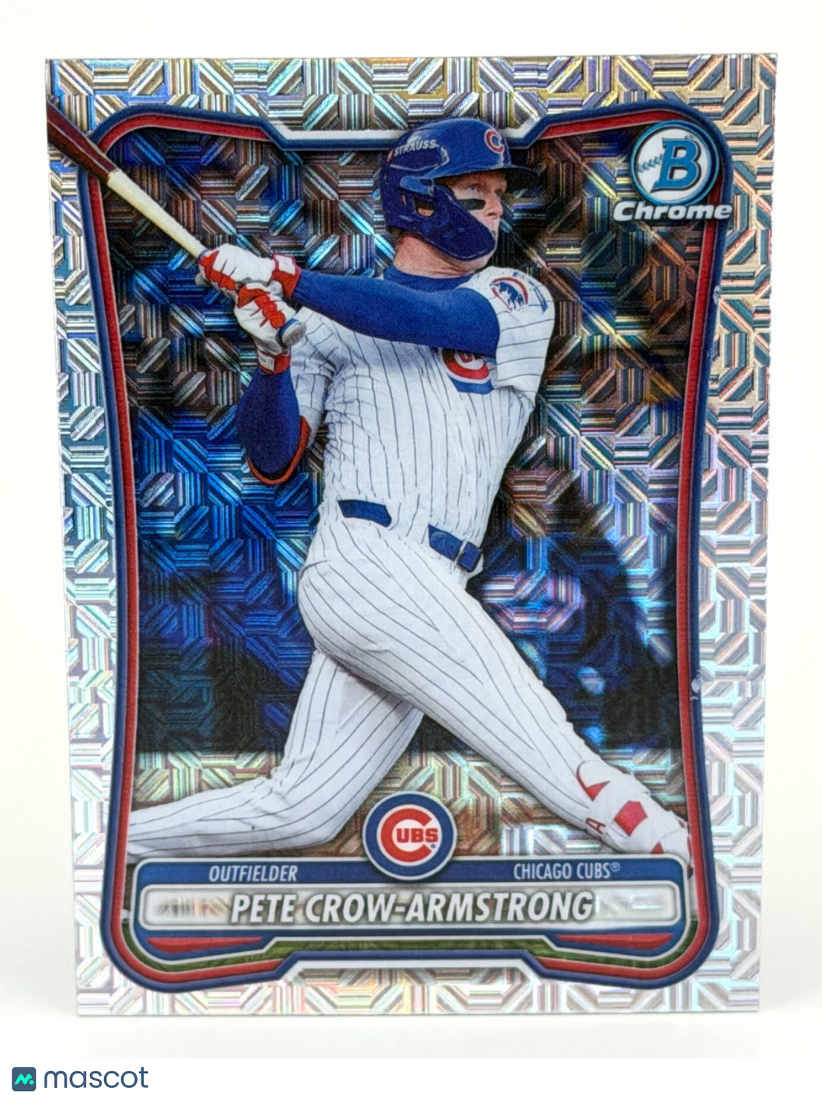Pete Crow-Armstrong 2026 Bowman Chrome Mega Box Mojo Refractor #31 Chicago Cubs