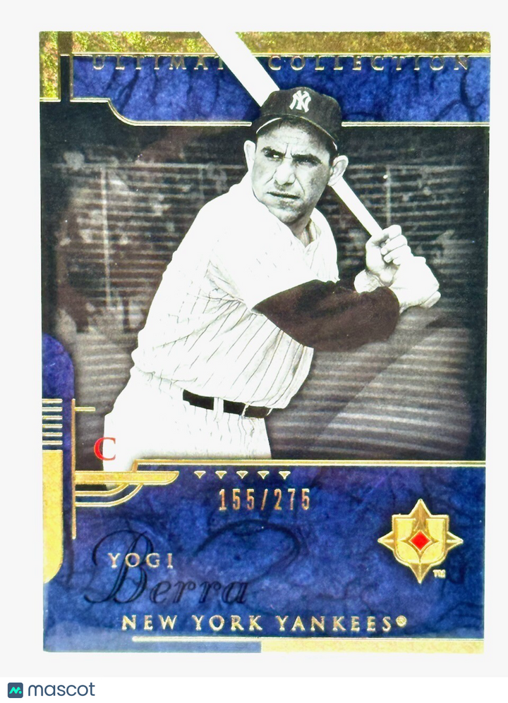 2005 UPPER DECK ULTIMATE COLLECTION - #142 YOGI BERRA /275 HOF - YANKEES SALE!