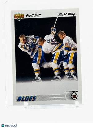 1991-92 Upper Deck - #464 Brett Hull - MINT - Hockey Hall of Fame