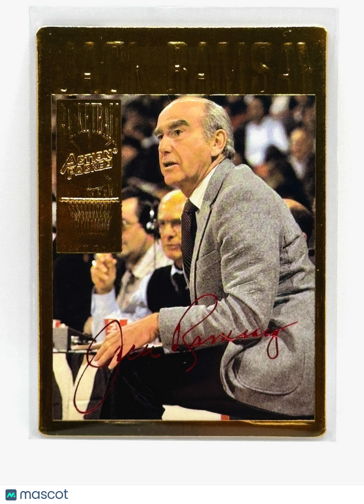 1994-95 Action Packed Basketball Hall of Fame 24k Gold Jack Ramsay Card #15G