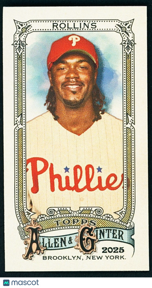 2025 Topps Allen & Ginter #159 Jimmy Rollins - Mini Parallel
