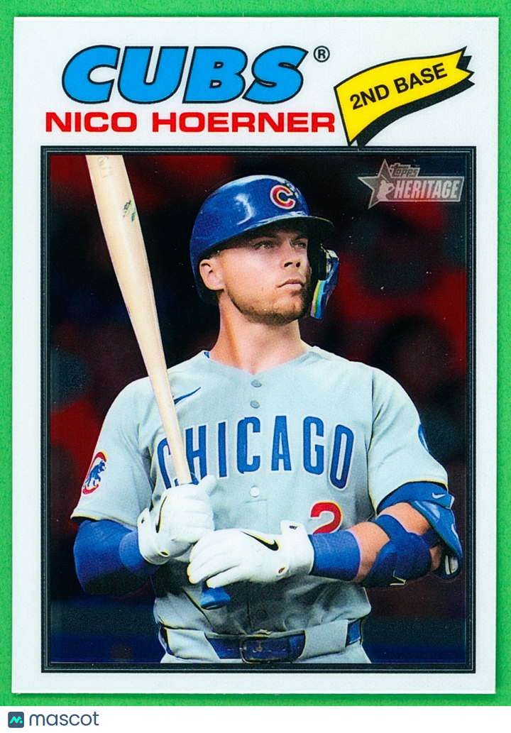 2026 Topps Heritage #28 CHROME Variation - Nico Hoerner