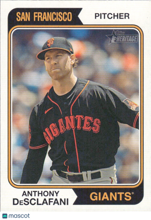 2023 Topps Heritage High Number - #696 Anthony DeSclafani