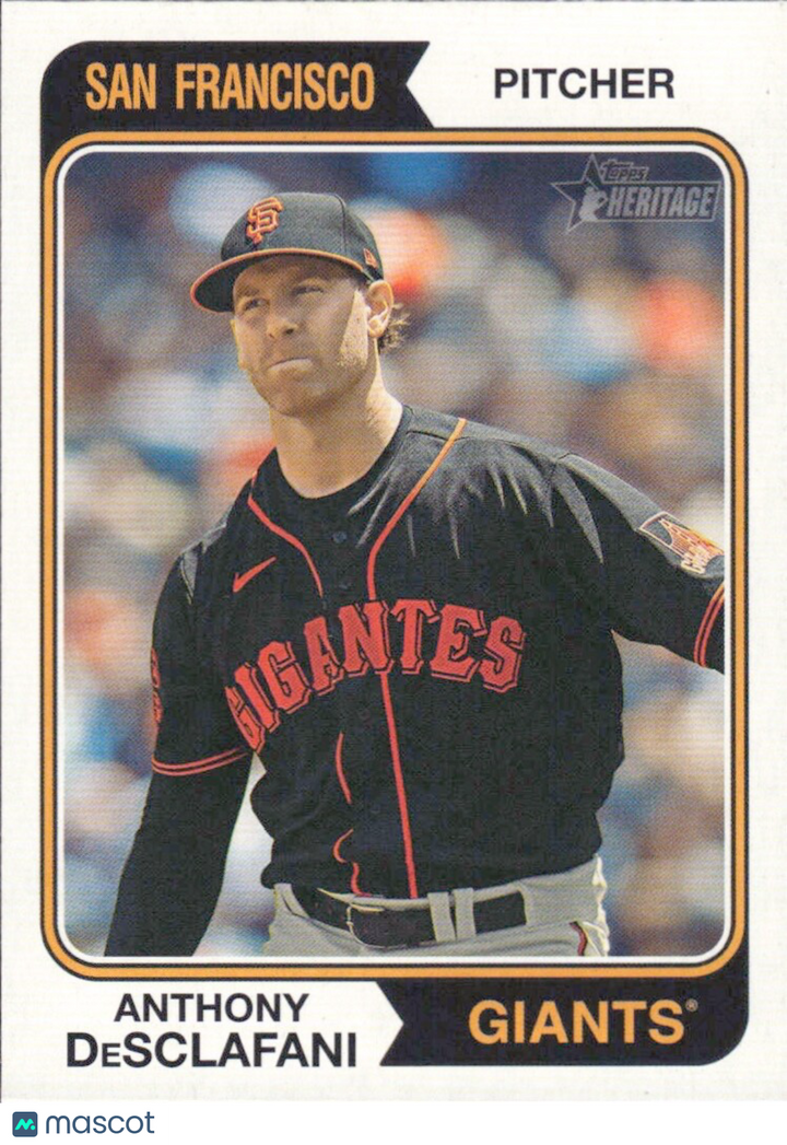 2023 Topps Heritage High Number - #696 Anthony DeSclafani
