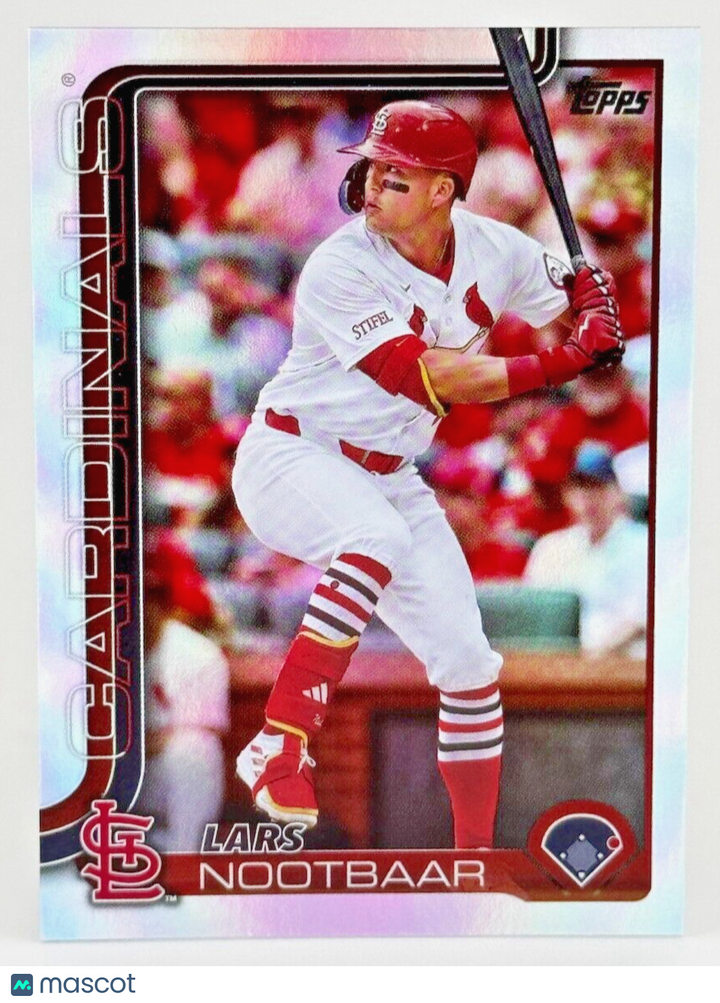 ⚾️ 2025 Topps Series 1 #203 Rainbow Foil - Lars Nootbar - Cardinals