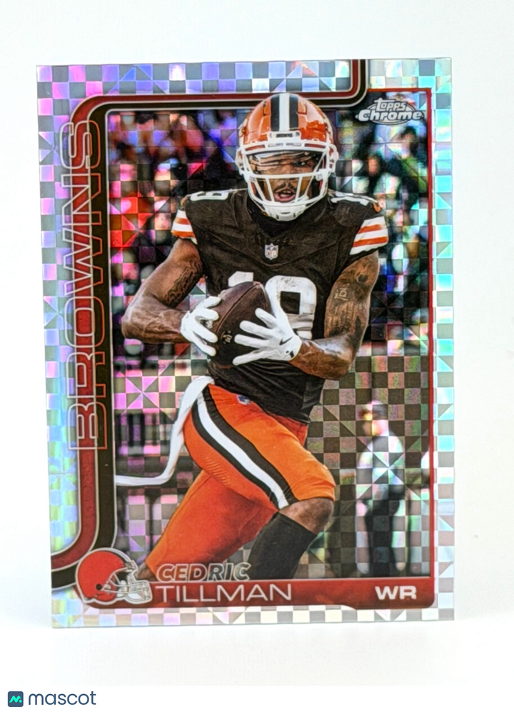🏈 2025 Topps Chrome Football #67 George Tillman X-FRACTOR