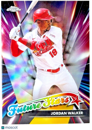 2024 Topps Chrome - Future Stars Refractor #FS-6 Jordan Walker - Cardinals