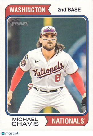 2023 Topps Heritage High Number - #604 Michael Chavis
