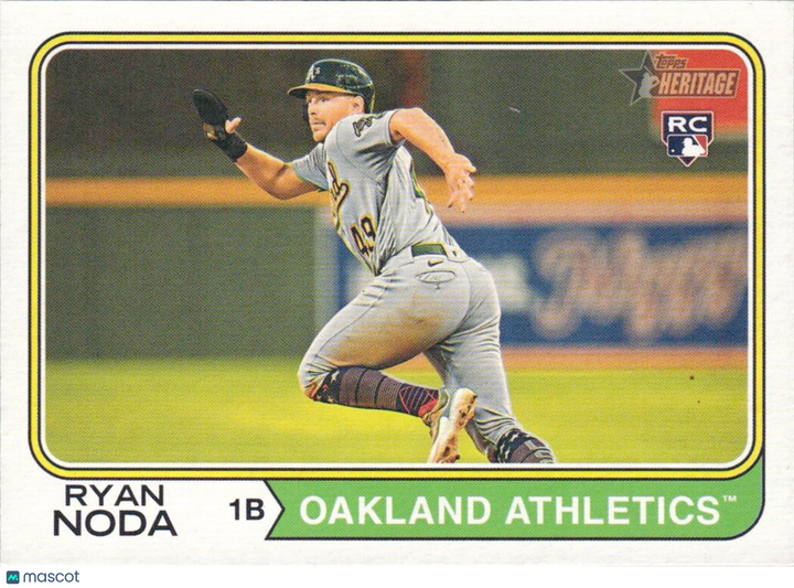 2023 Topps Heritage High Number - #501 Ryan Noda (RC) ROOKIE