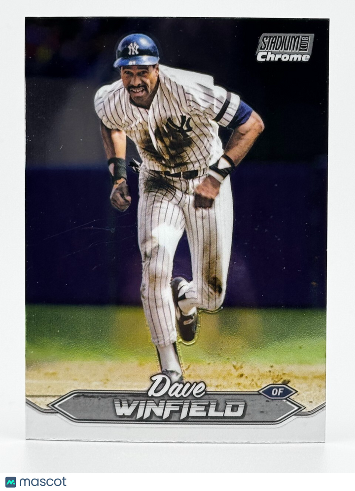 2024 Topps Stadium Club Chrome - #155 Dave Winfield (HOF) - Yankees