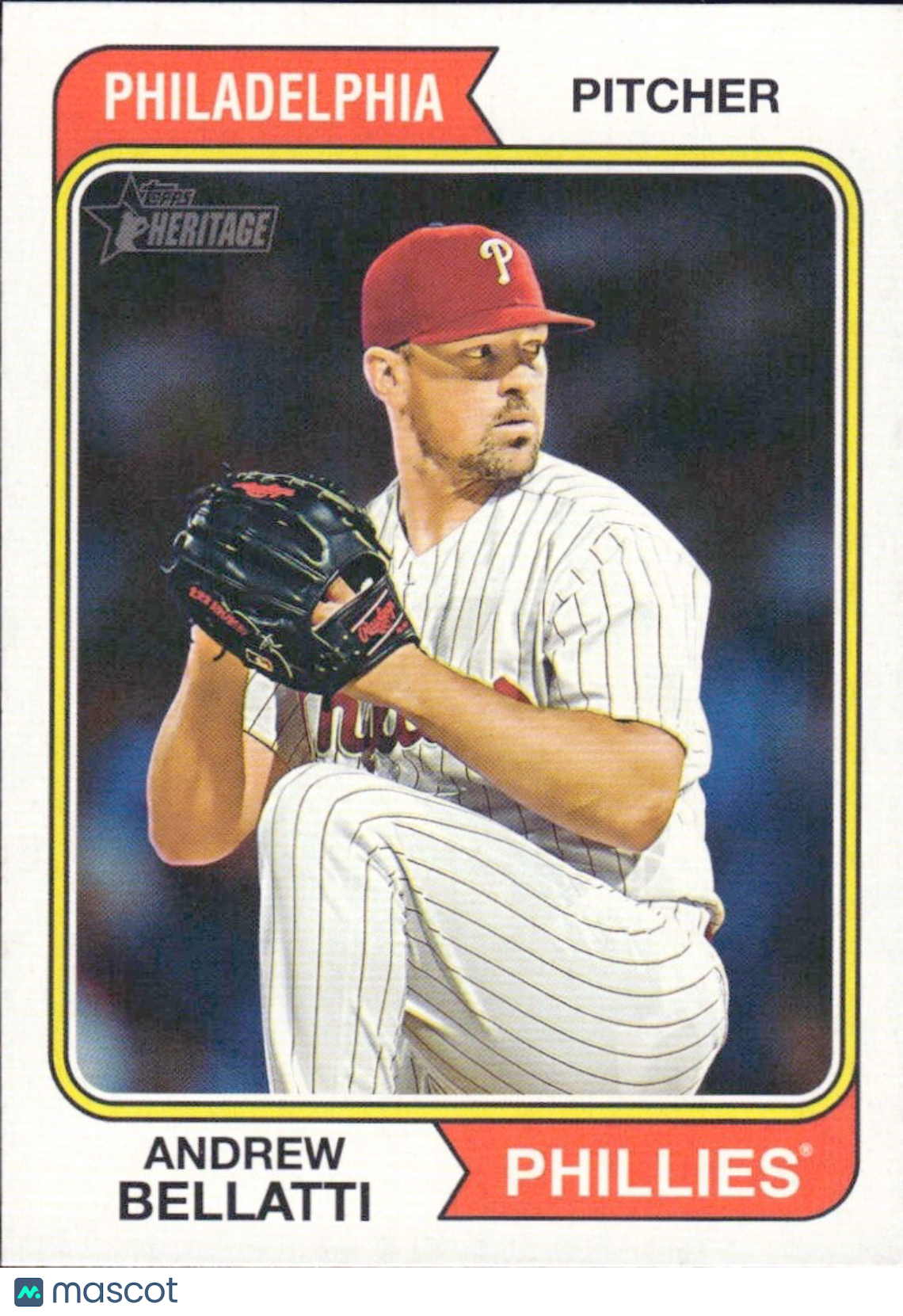 2023 Topps Heritage High Number - #568 Andrew Bellatti (RC) ROOKIE