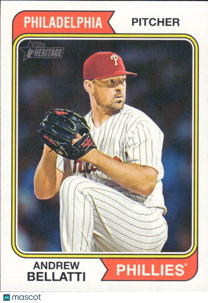 2023 Topps Heritage High Number - #568 Andrew Bellatti (RC) ROOKIE