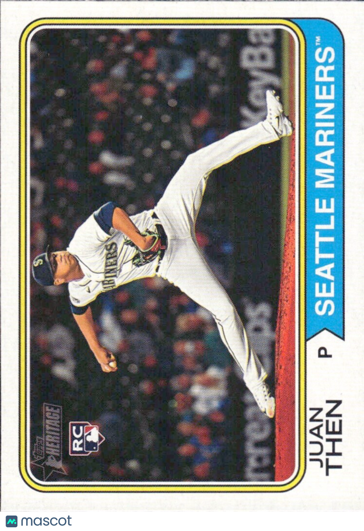 2023 Topps Heritage High Number - #610 Juan Then (RC) ROOKIE