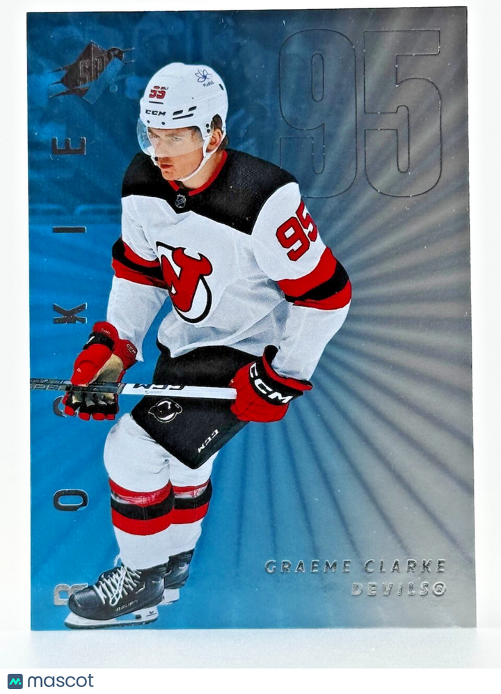 2024-25 SPx Hockey #130 Rookies Graeme Clarke (RC) Devils