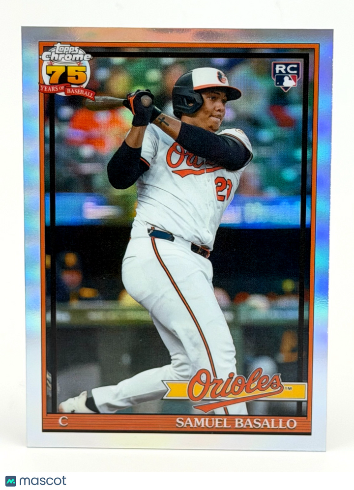 2026 Topps Chrome SAMUEL BASALLO RC Rookie - 1991 Topps Chrome Refractor 91CB-17
