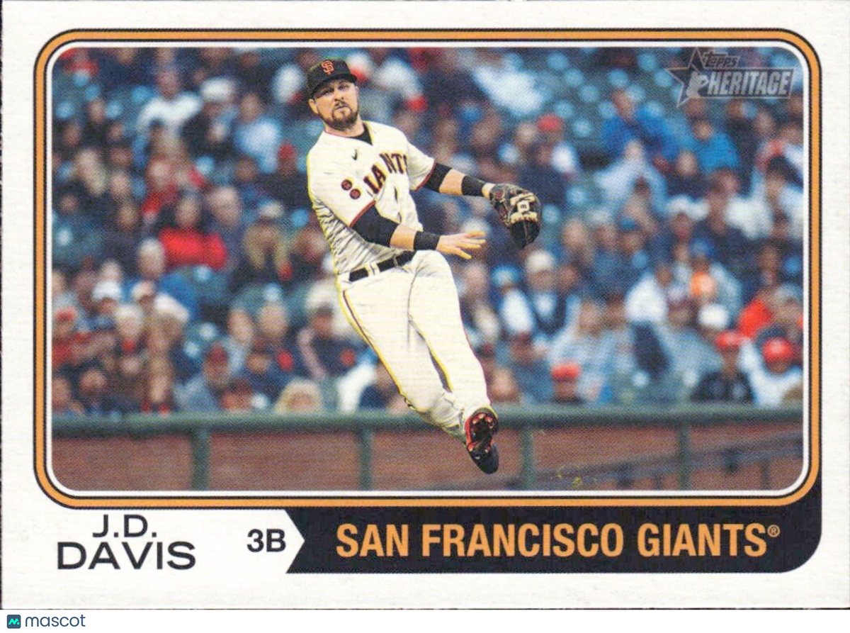 2023 Topps Heritage High Number - #537 J.D. Davis